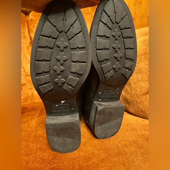 Sam Edelman Penny black Leather Riding Back zip up Boots Size 7 - Picture 5 of 15